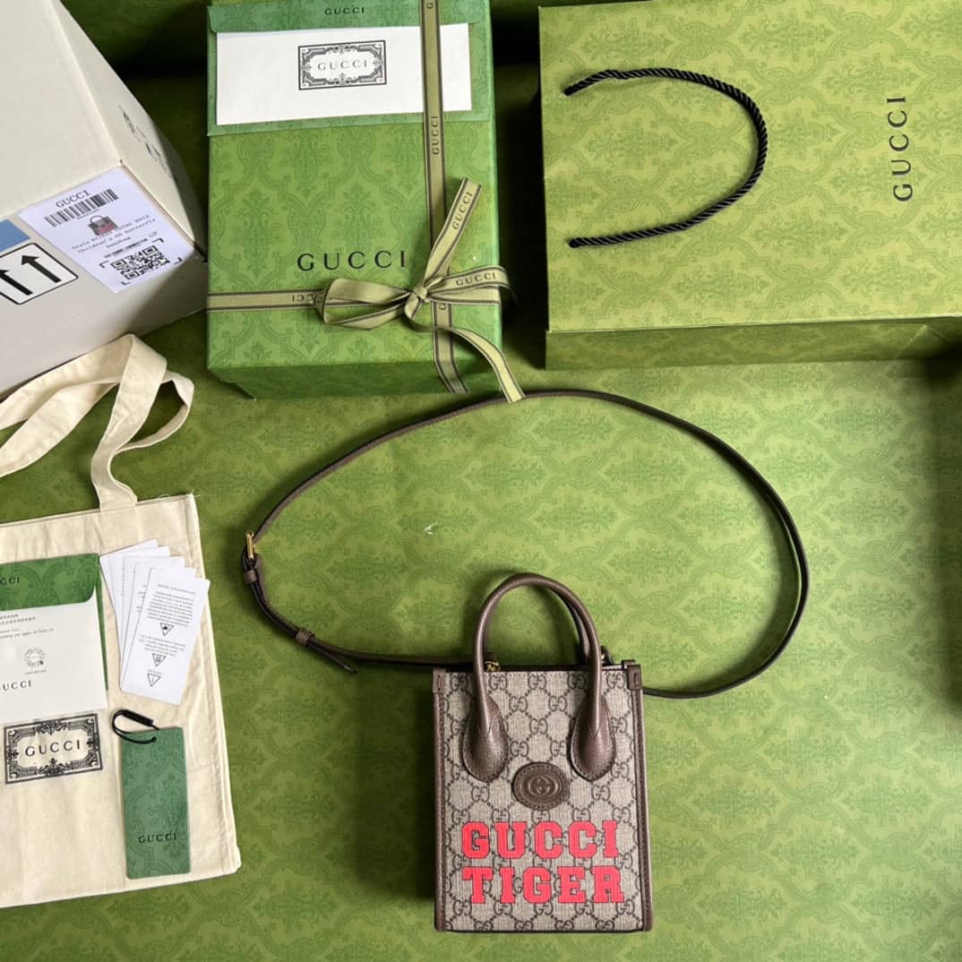 Gucci Mini Tote With Interlocking 671623 Replica Bag