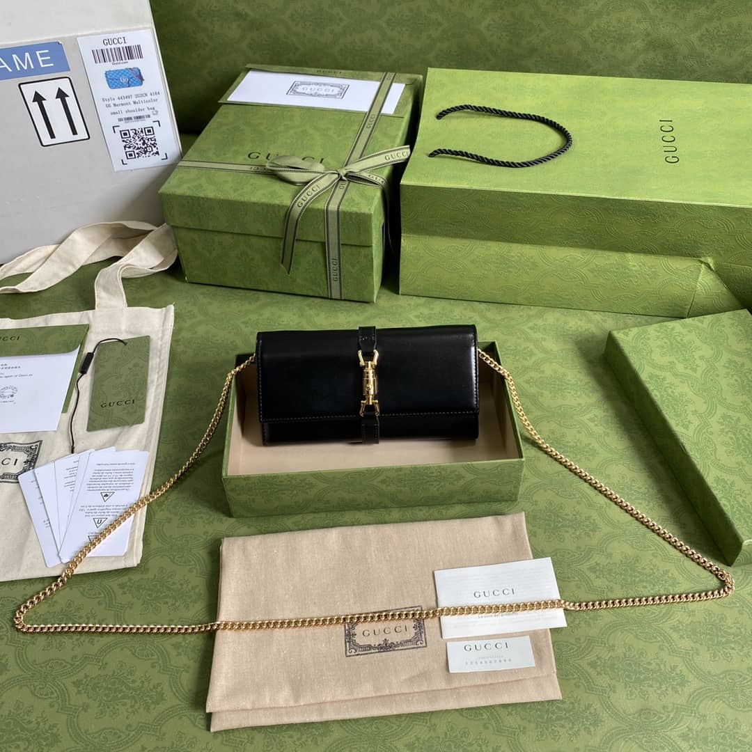 Gucci Jackie 1961 Shoulder Bag Chain Wallet Replica 652681