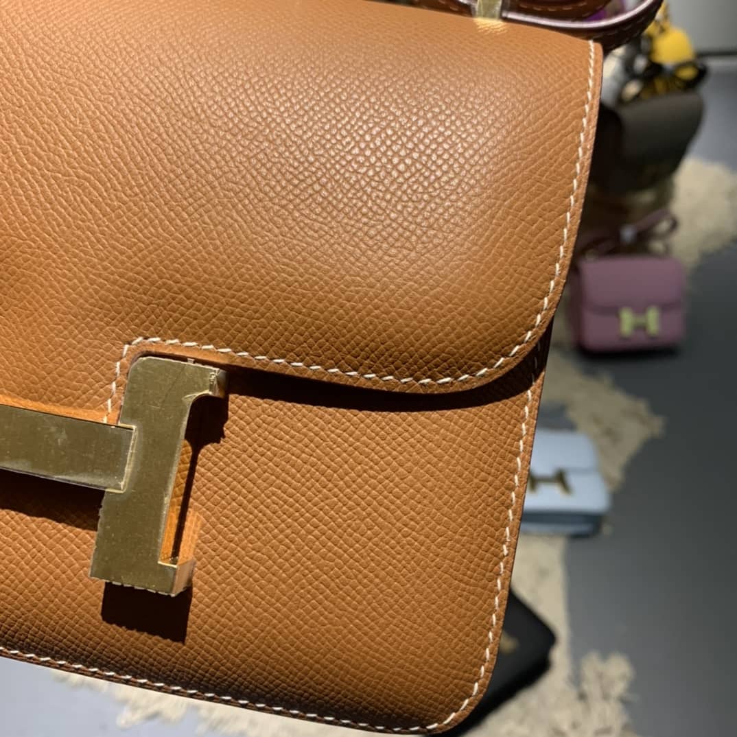 Hermes Replica Constance Bag 18CM Epsom Leather
