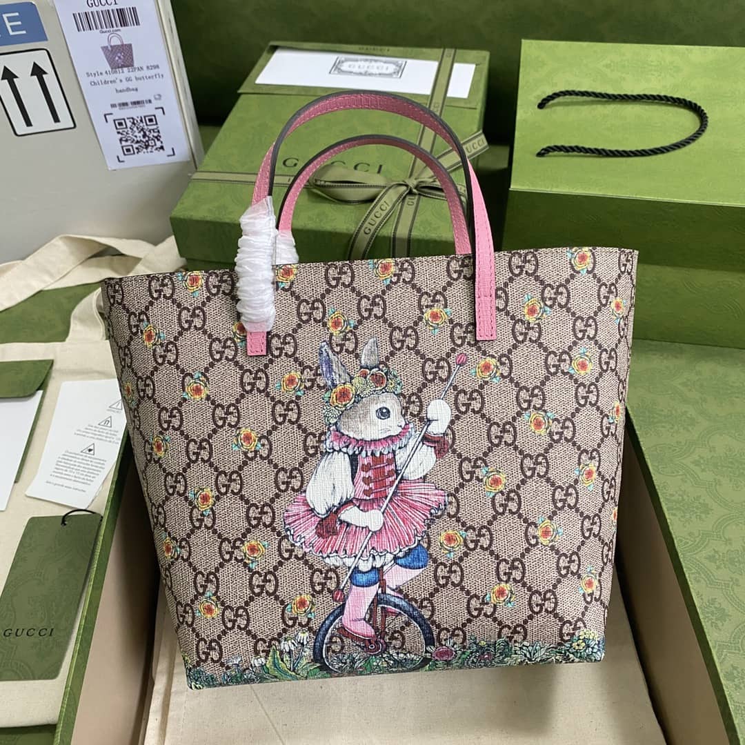 Gucci Children GG Supreme Tote Replica 410812
