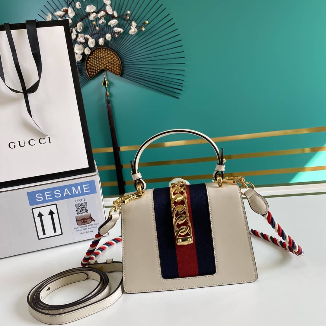 Gucci Womens Sylvie Leather Mini Bag Replica 470270