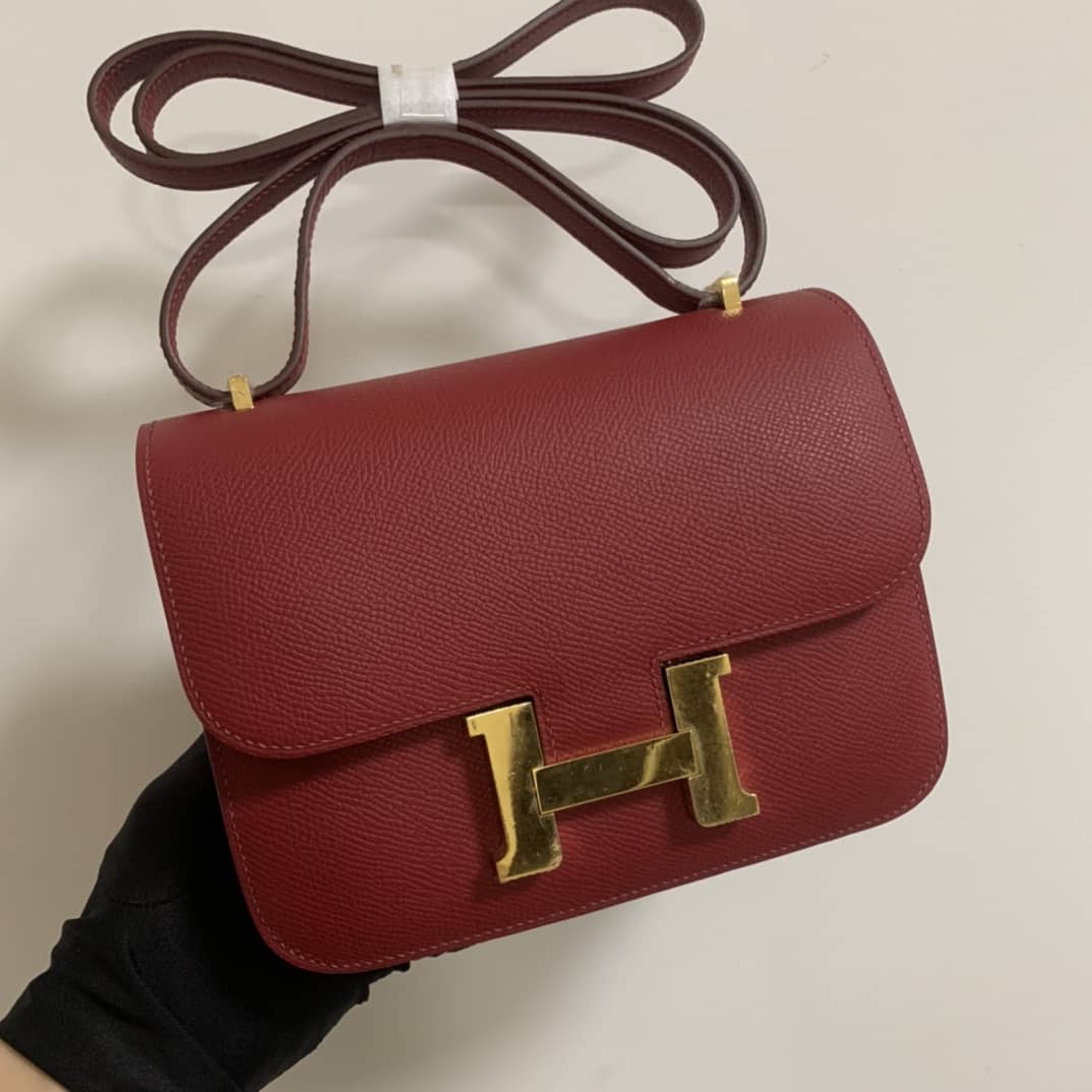Hermes Replica Constance Bag 18CM Epsom Leather