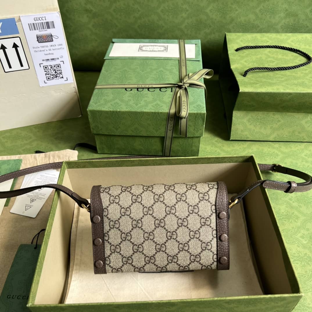 Gucci Cherry Print Mini Crossbody Bag 700733 Replica