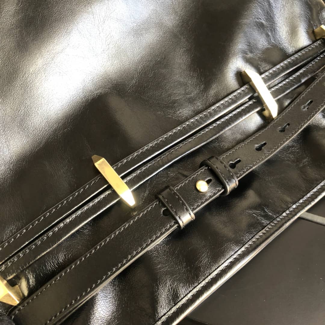 Gucci 1955 Horsebit Messenger Bag Replica Black 602089