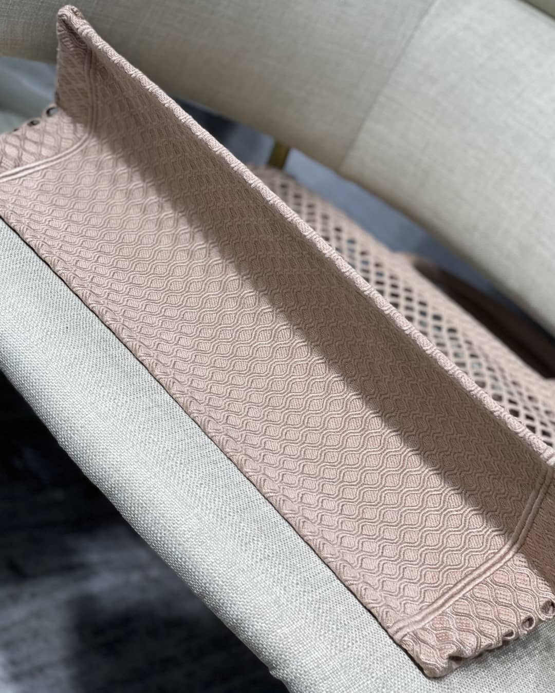 Christian Dior Mesh Book Tote Bag Dupe