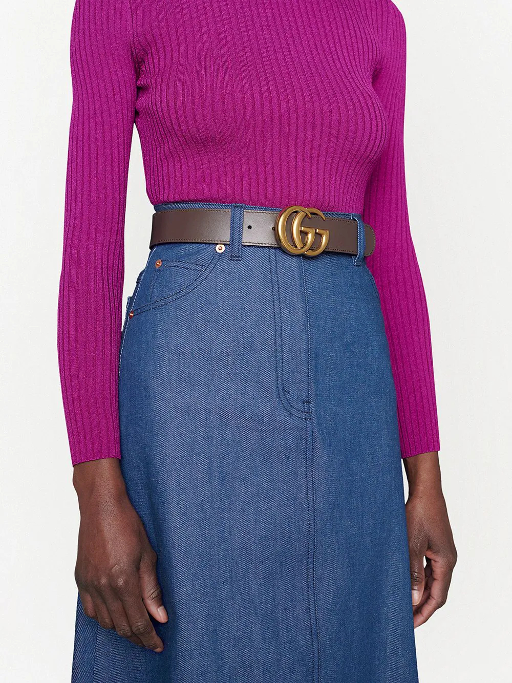 Gucci Replica GG Marmont reversible belt