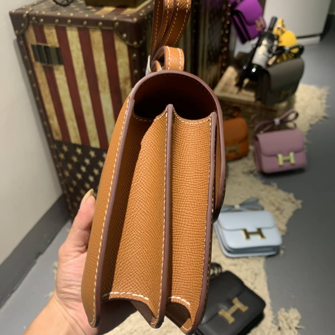 Hermes Replica Constance Bag 18CM Epsom Leather