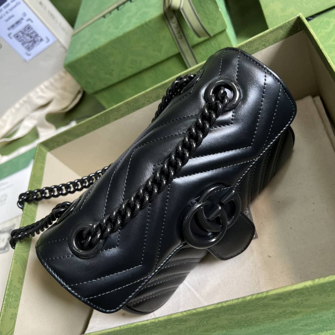 Gucci GG Marmont Matelasse Mini Chain 446744 Replica Crossbody Bag