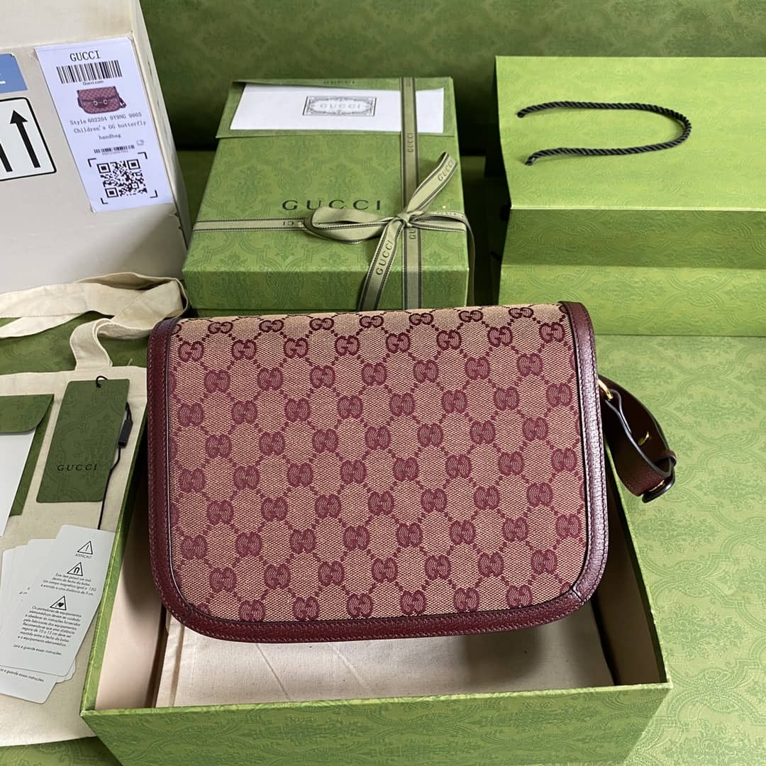 Gucci 1955 Horsebit Supreme Shoulder Bag Replica 602204