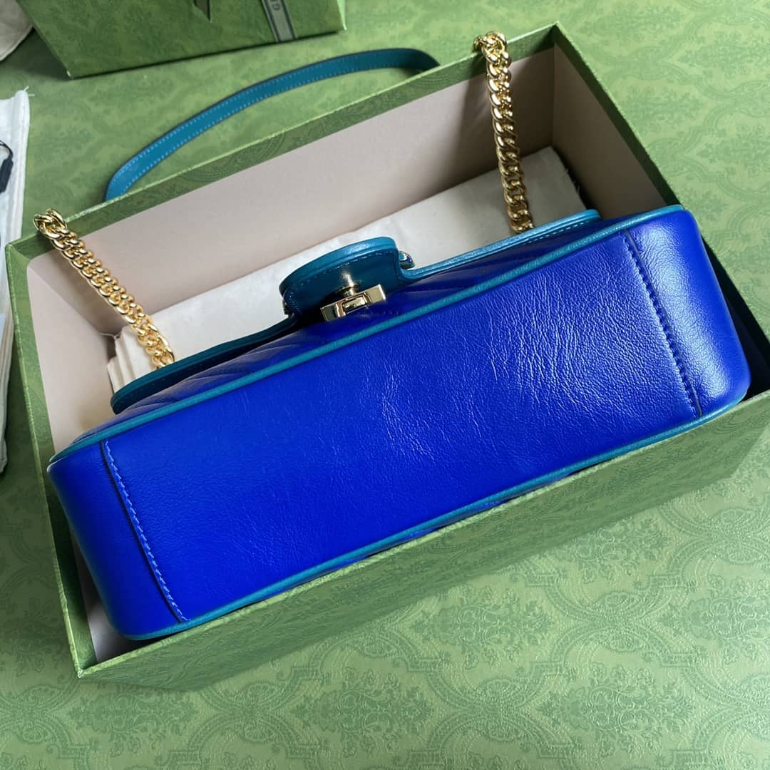 Gucci Marmont GG Small matelassé Shoulder Bag Replica 443497