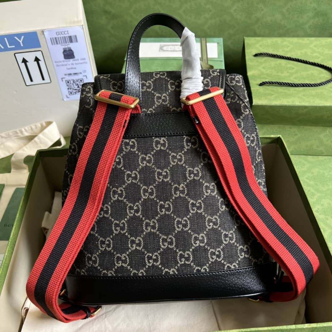 Gucci Backpack With Interlocking G Black 674147 Replica