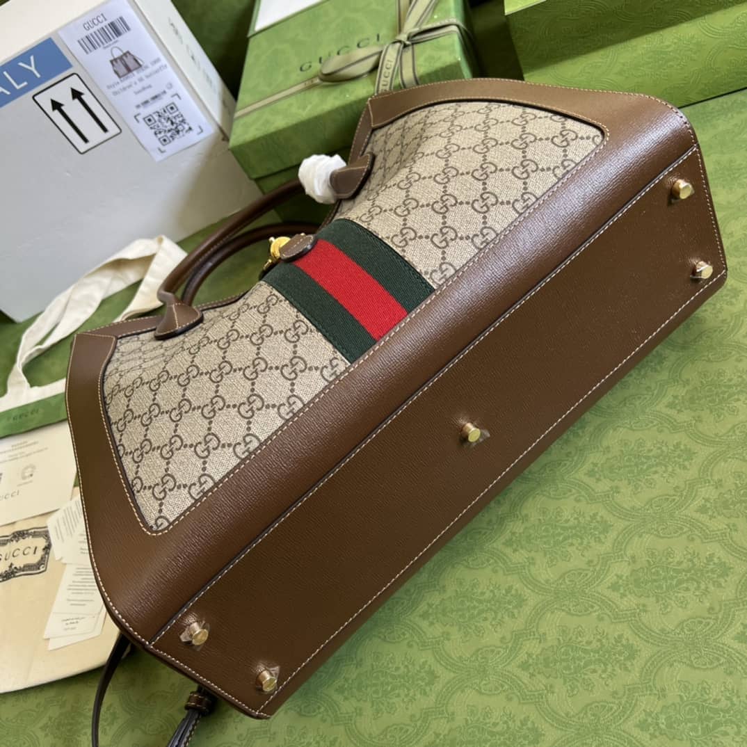 Gucci Jackie 1961 Large Tote Bag Canvas 649015 Replica