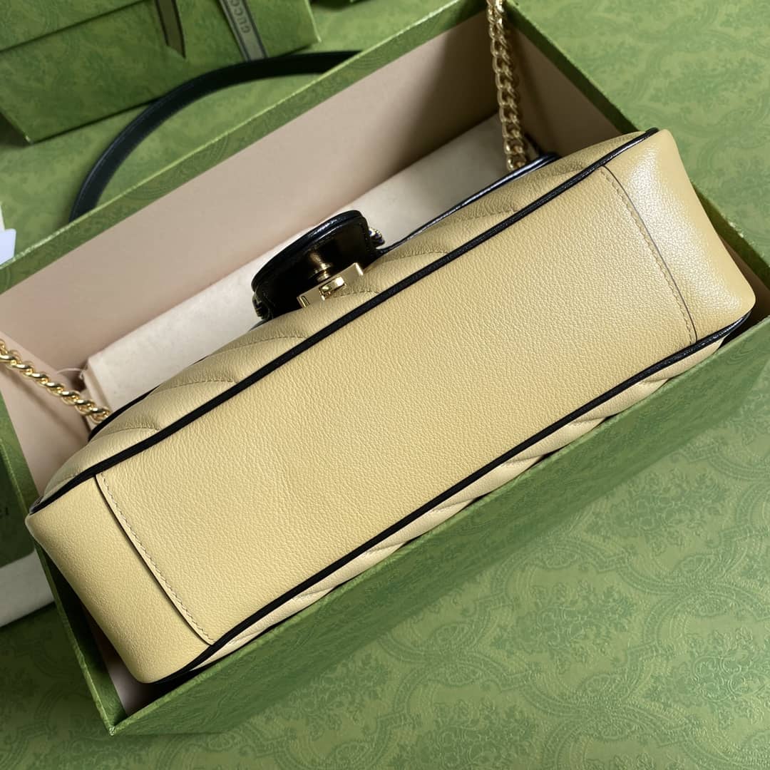 Gucci Marmont GG Small matelassé Shoulder Bag Replica 443497