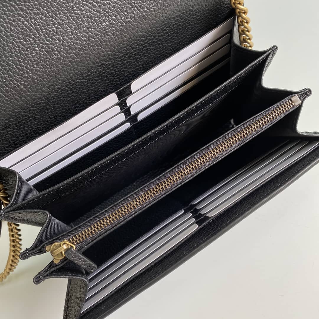 Gucci GG Marmont Shoulder Bag Chain Wallet Replica 401232