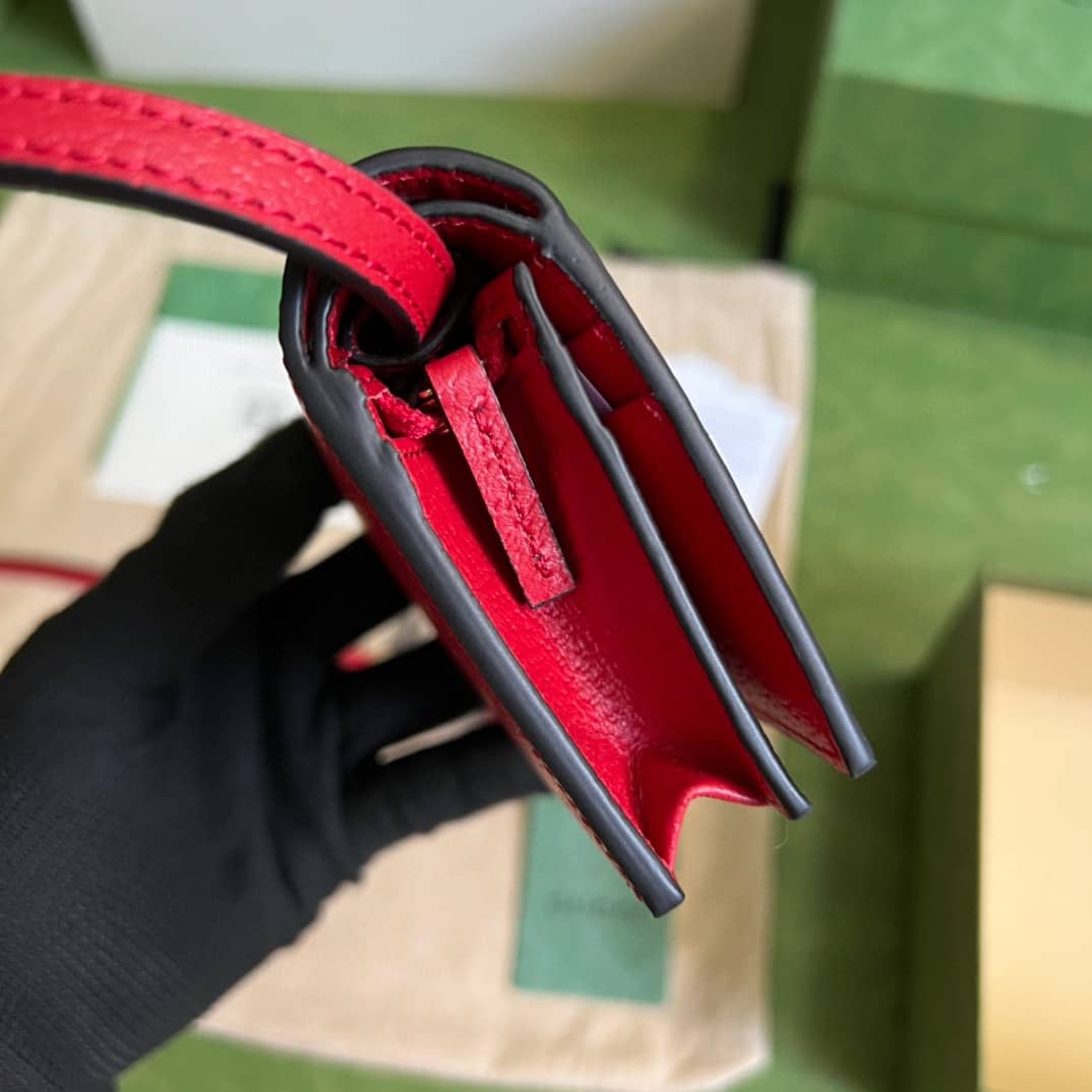 Adidas x Gucci Card Case With Horsebit 702248 Replica Crossbody Bag