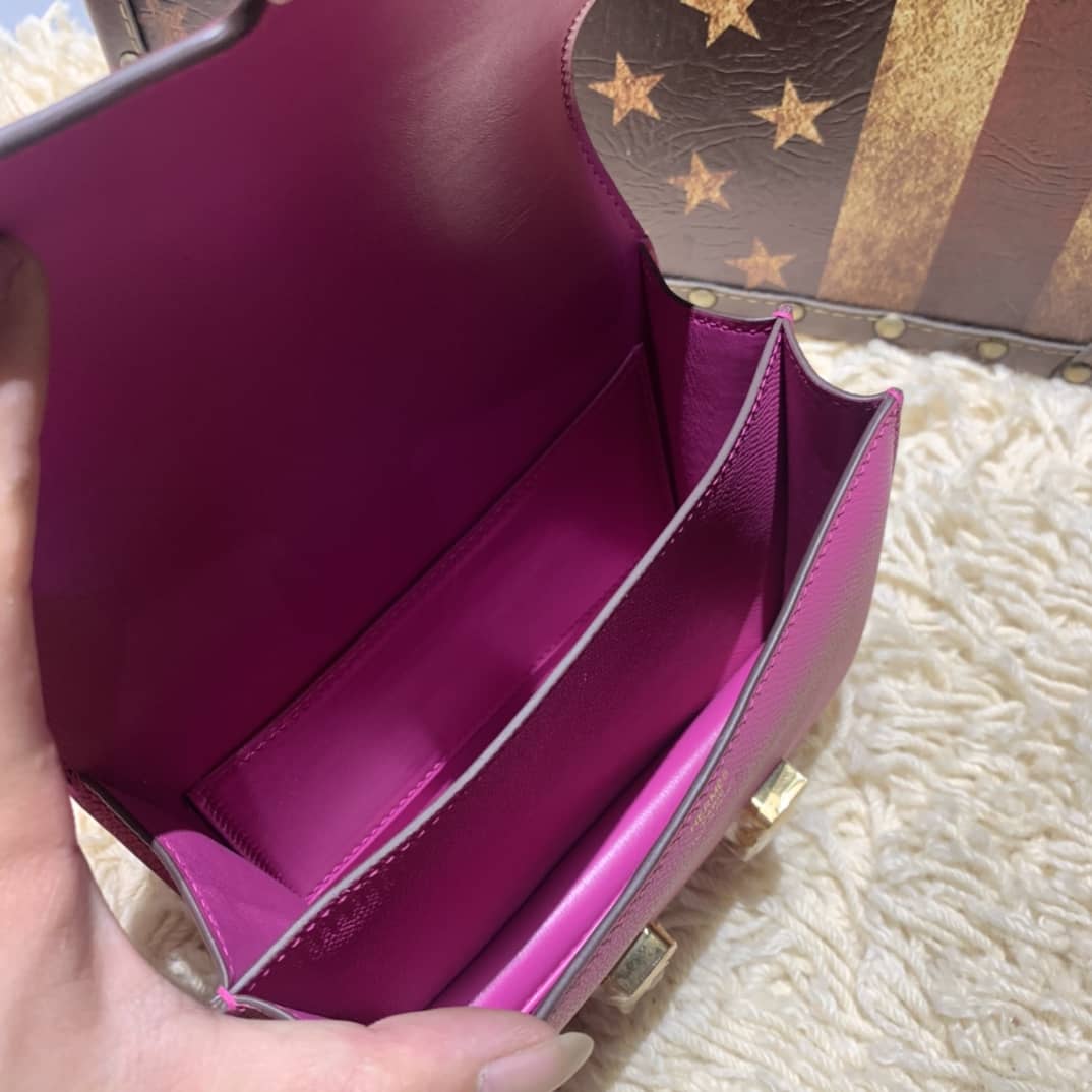 Hermes Replica Constance Bag 18CM Epsom Leather