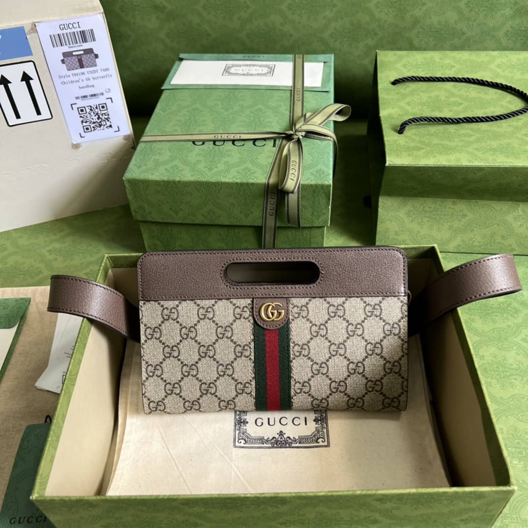 Gucci Ophidia GG Supreme Canvas Belt Bag 704196 Replica