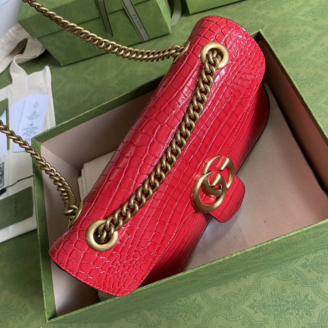 Gucci Marmont GG Small matelassé Shoulder Bag Replica 443497