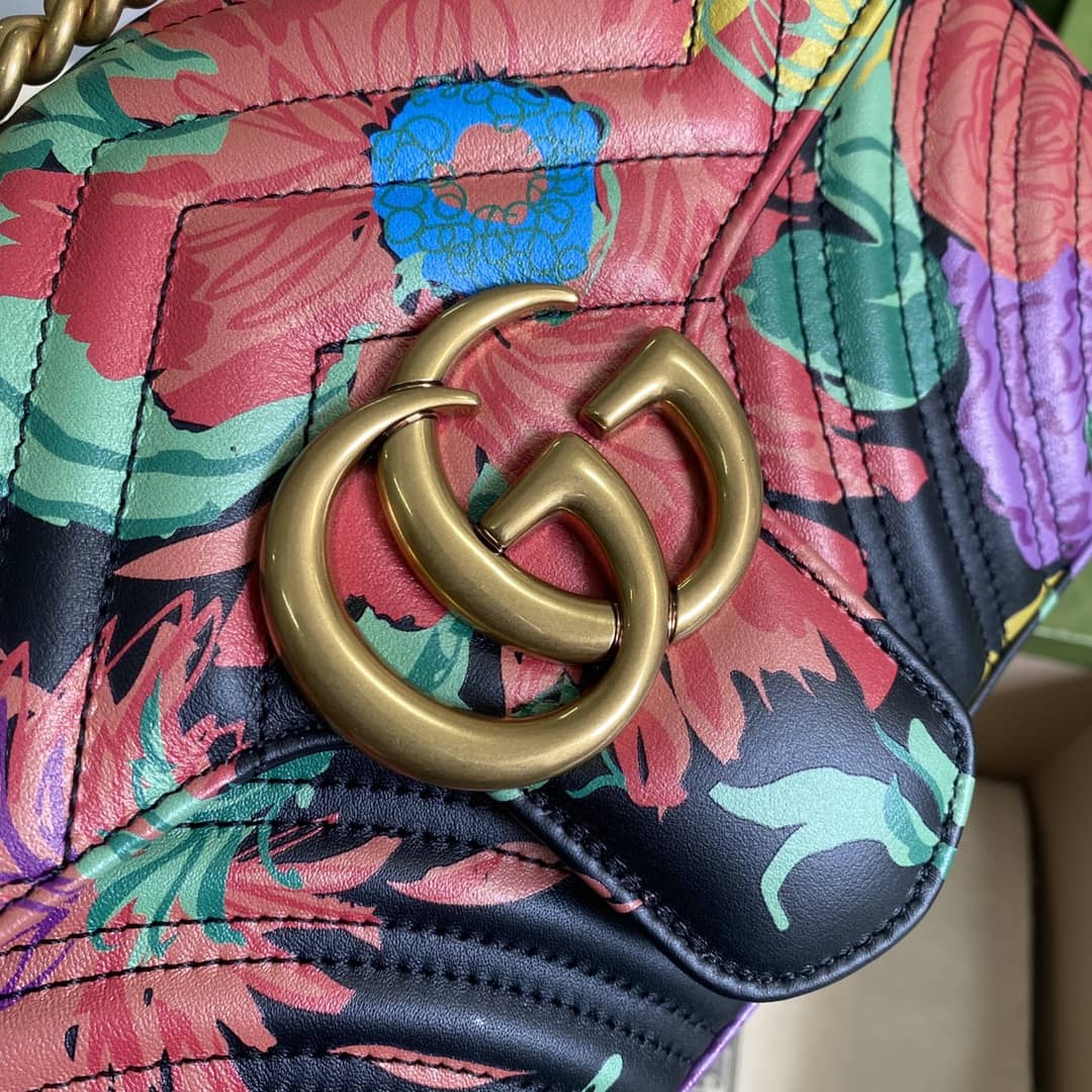 Gucci Marmont GG Small matelassé Shoulder Bag Replica 443497
