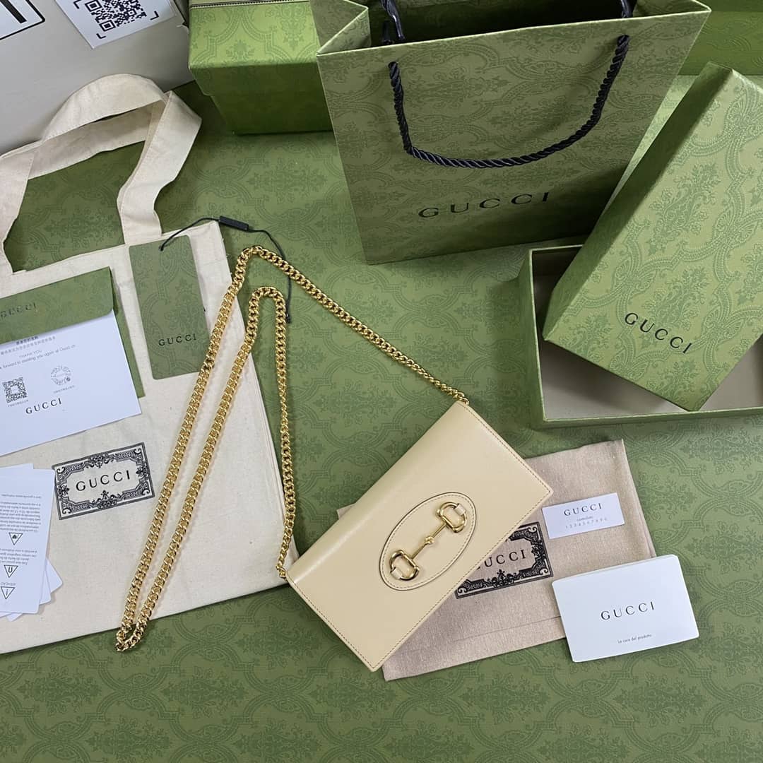 Gucci 1955 Horsebit Chain Wallet Replica 621892