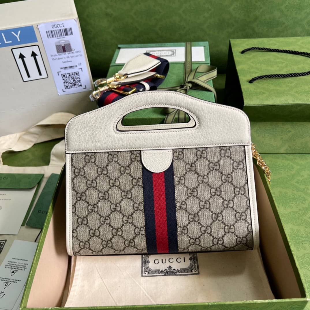 Gucci Ophidia Small Tote With Web 693724 Replica Crossbody Bag