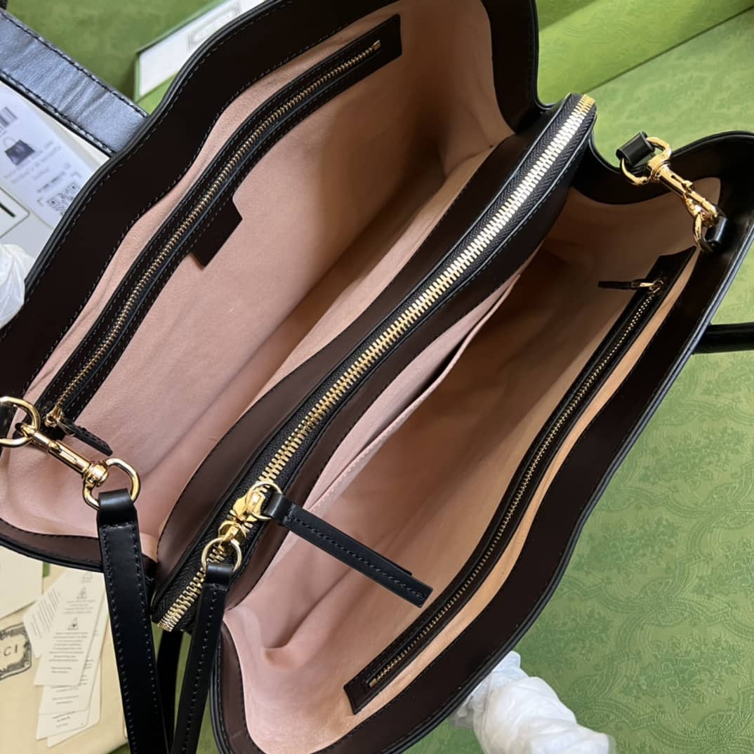 Gucci Jackie 1961 Large Tote Bag Black 649015 Replica