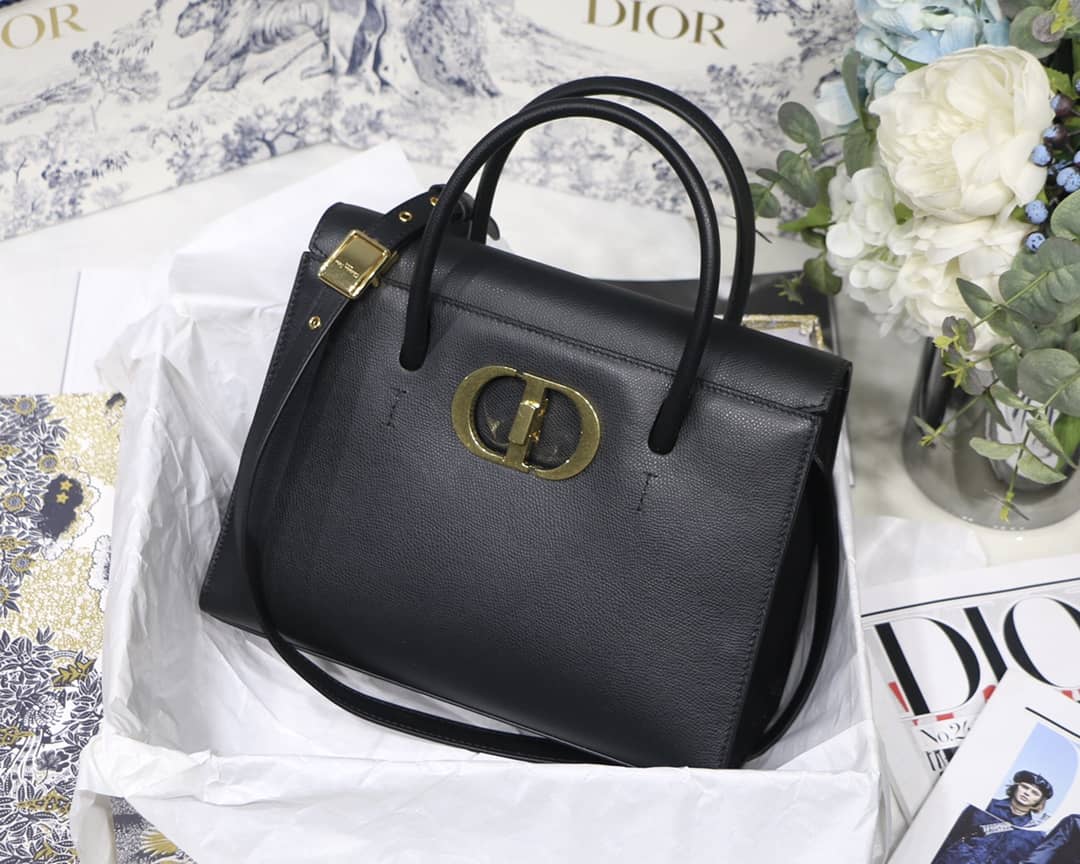 Christian Dior Box Calfskin Large St. Honore Tote