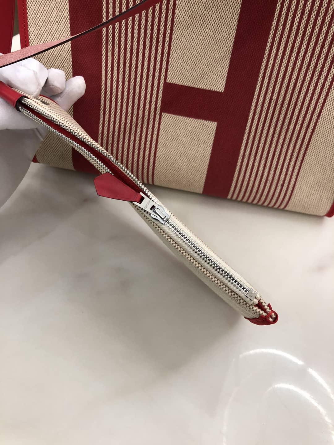 Replica Hermes Birkin Bag 31 Canvas Leather HerBag