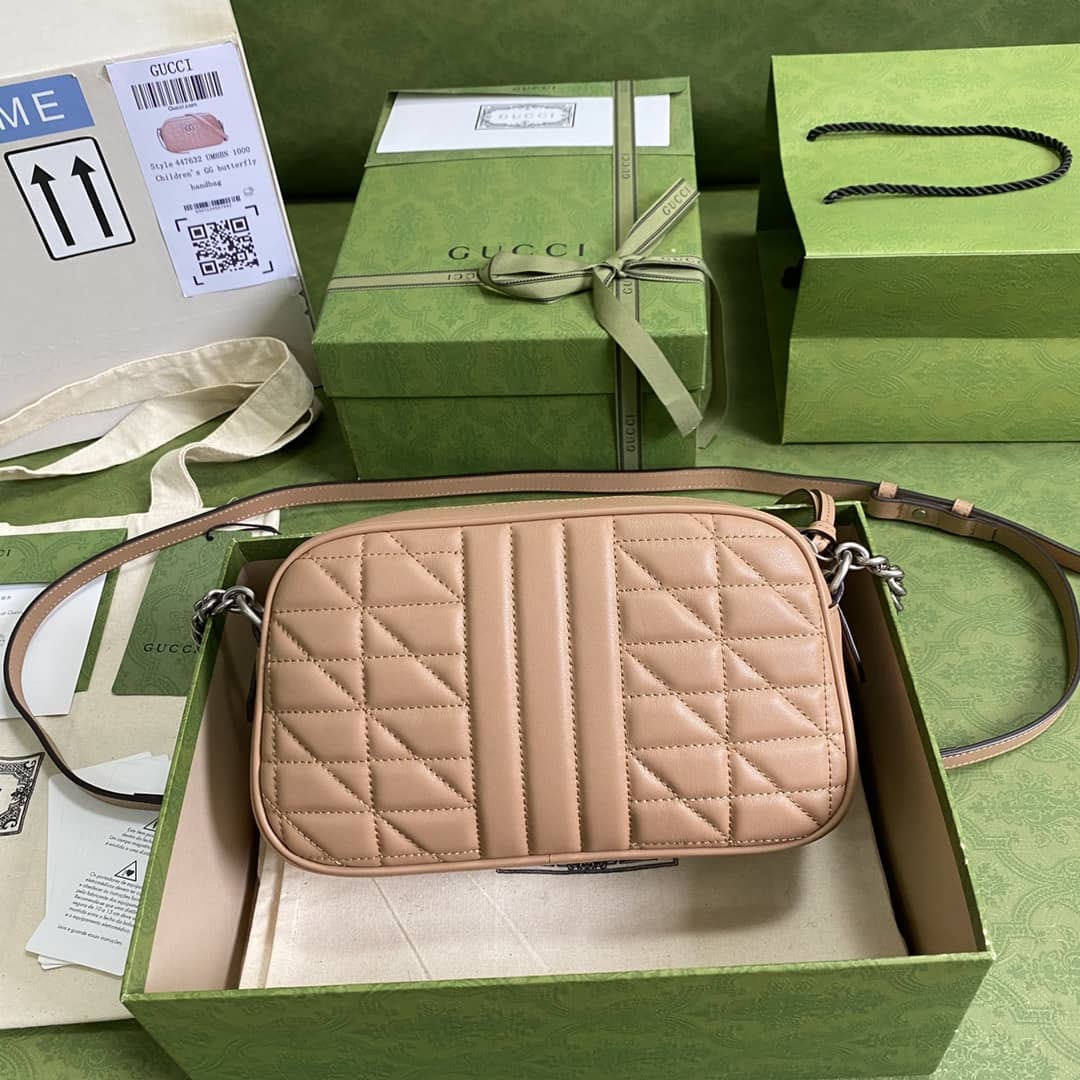 Gucci Marmont Dupe GG Small Matelassé Shoulder Bag Replica 447632