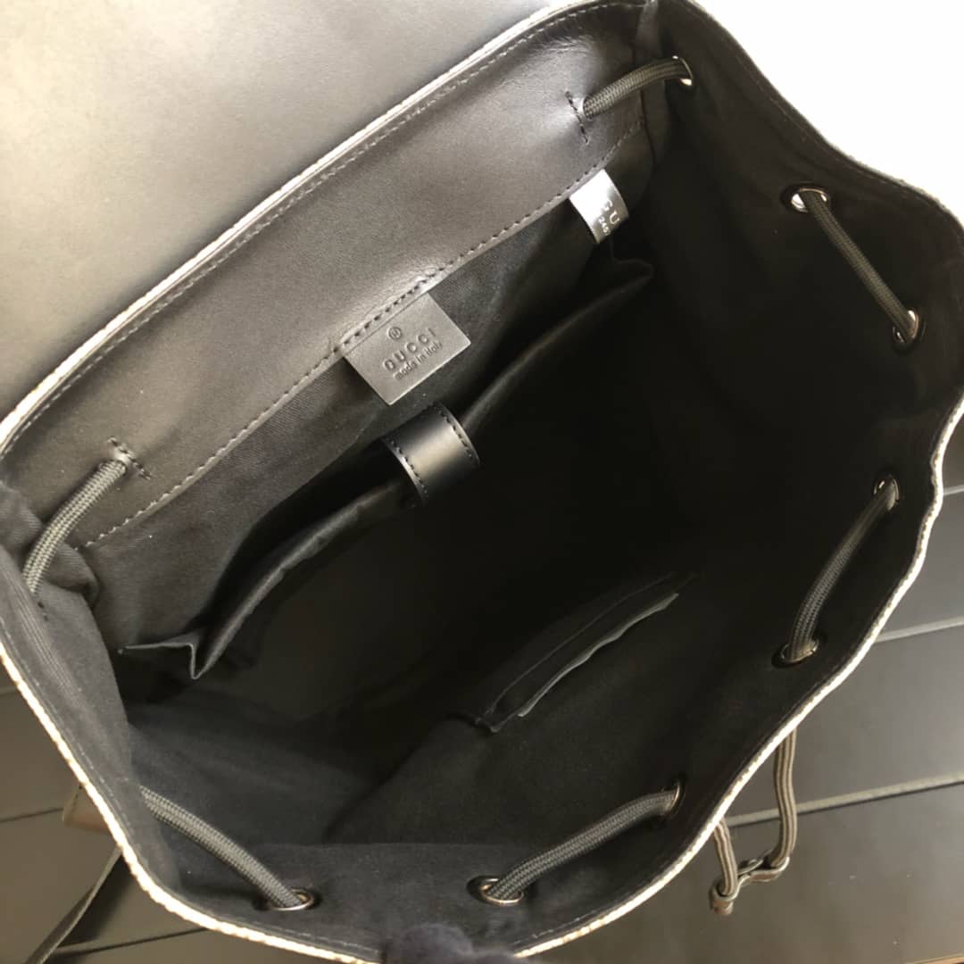 Gucci Soft GG Supreme Canvas Replica Backpack Beige 450958