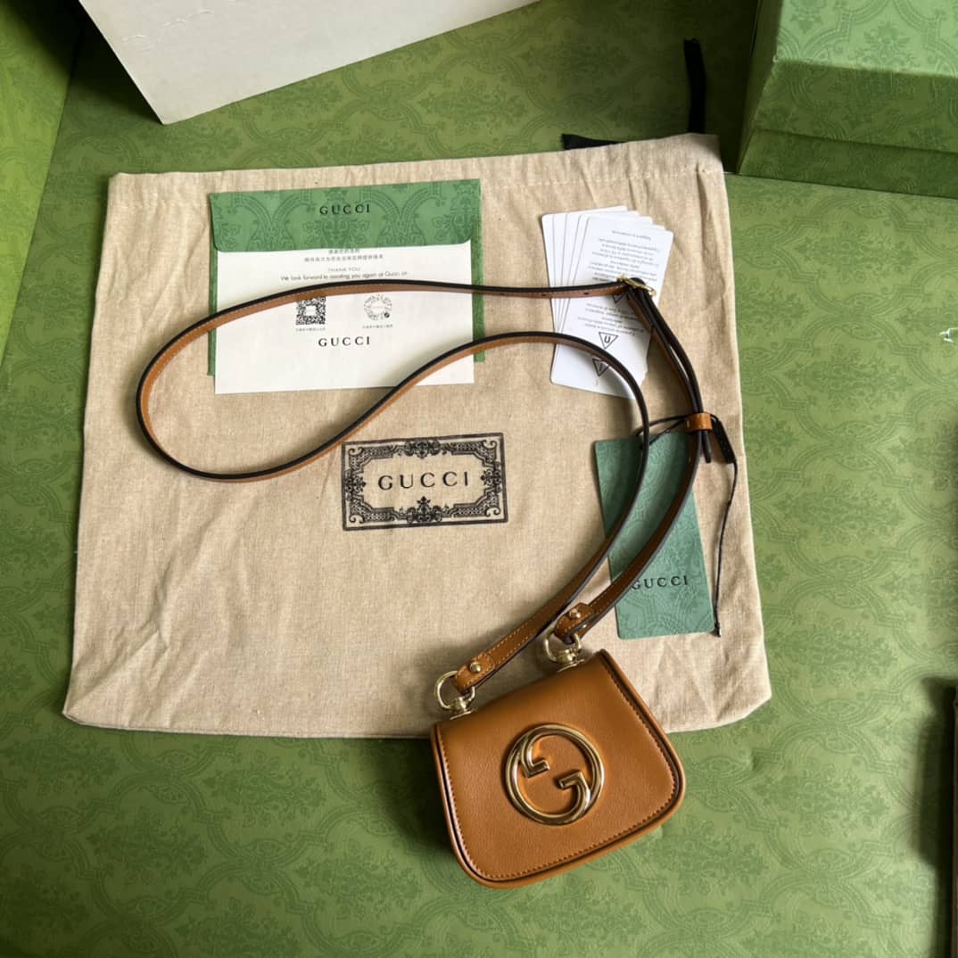 Gucci Blondie Mini Card Case Wallet 698635 Replica Crossbody Bag