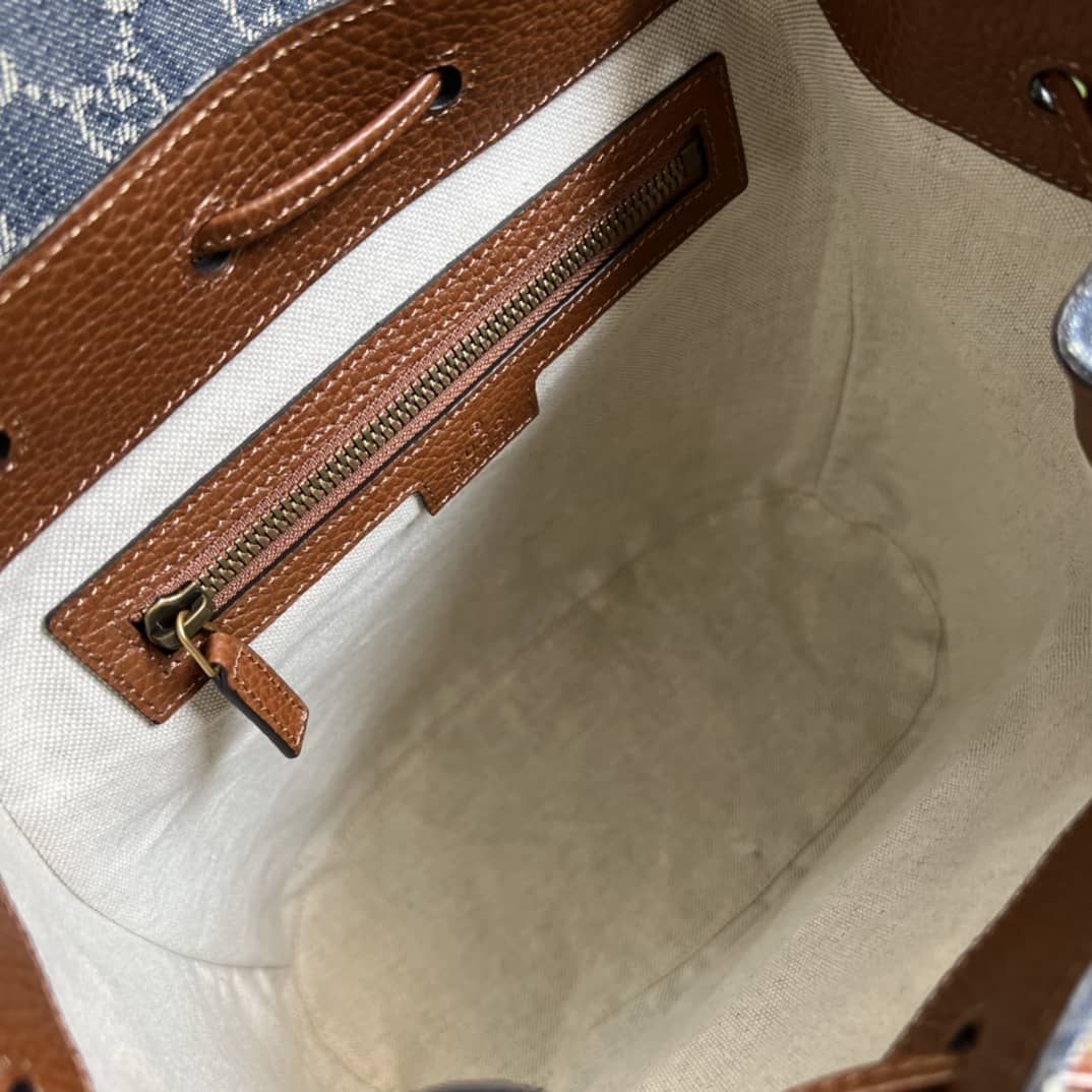 Gucci Backpack With Interlocking G Blue 674147 Replica