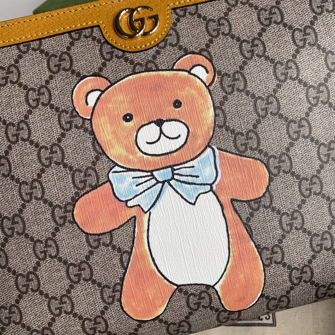 Gucci Kai Supreme Canvas Pouch Replica 660513