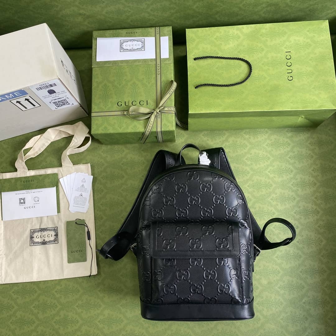 Gucci GG Embossed Backpack Replica 658579