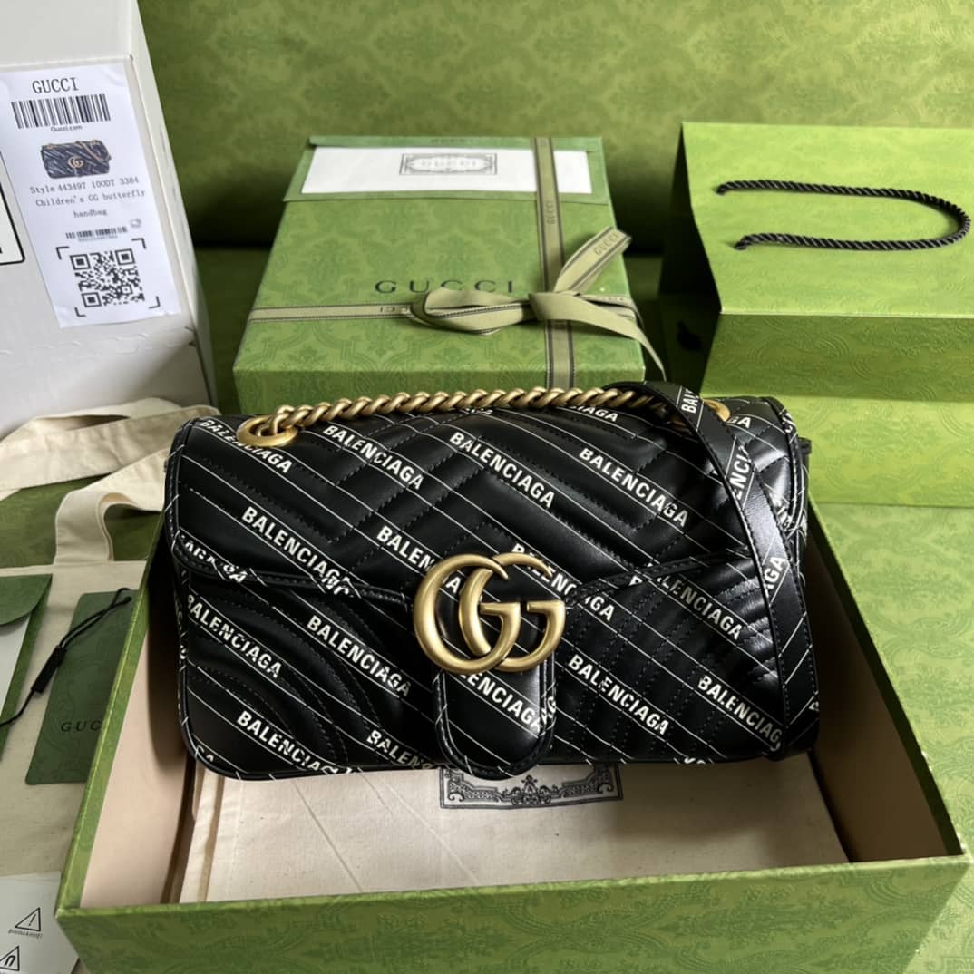 Gucci Marmont GG Small matelassé Shoulder Bag Replica 443497