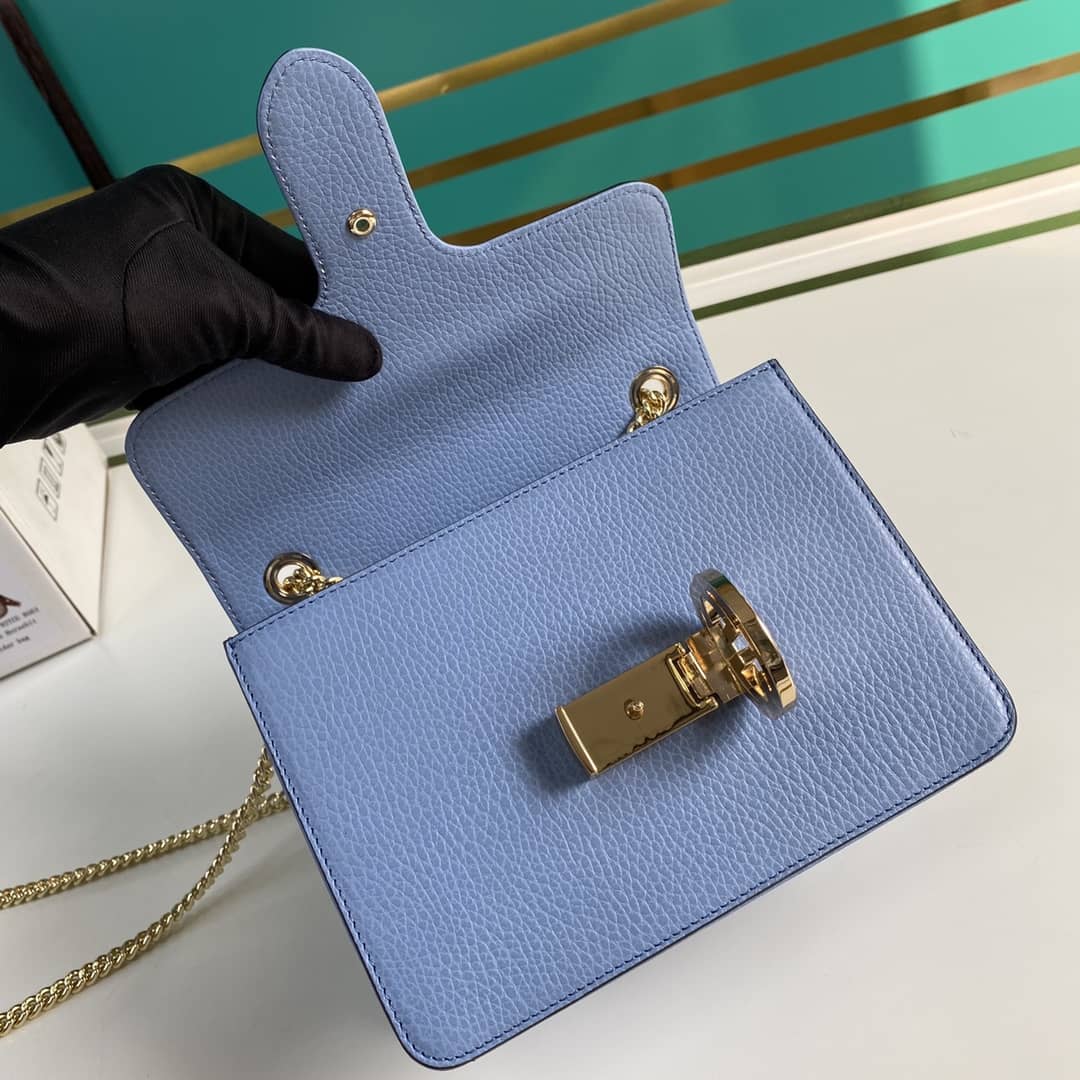 Gucci Interlocking Leather Chain Crossbody Bag Replica 510304