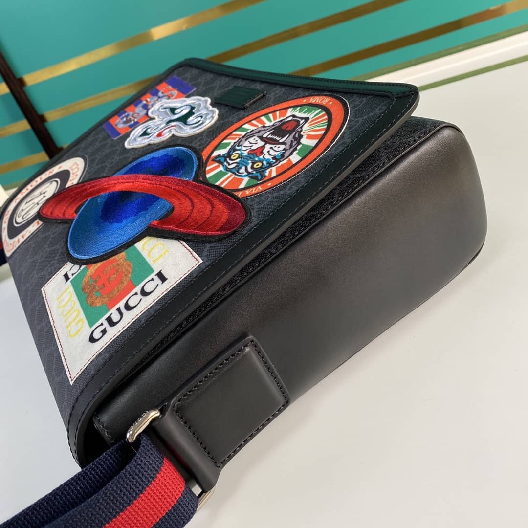 Gucci Courier GG Supreme Shoulder Bag Replica 474138