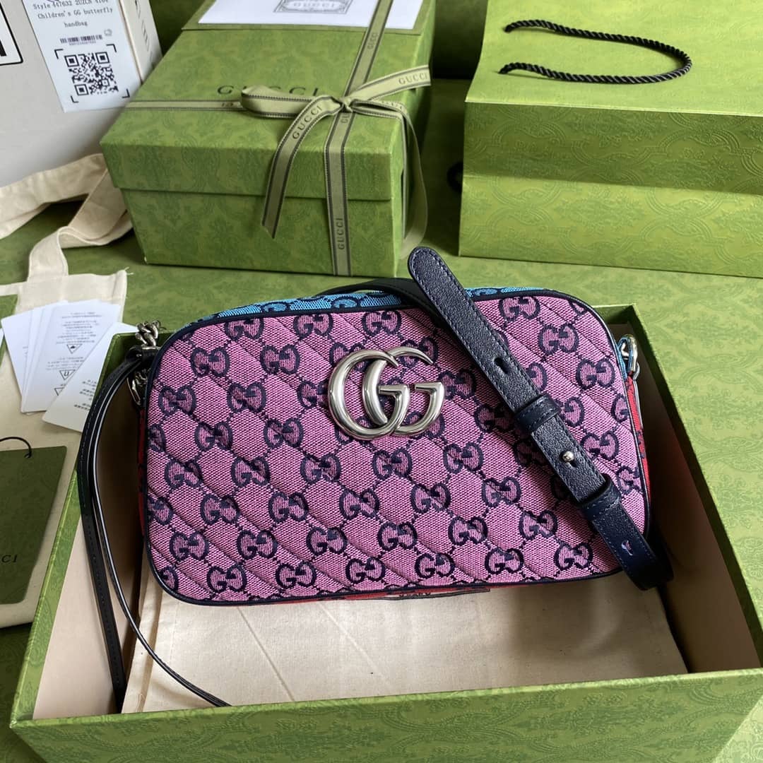 Gucci Marmont Dupe GG Small Matelassé Shoulder Bag Replica 447632