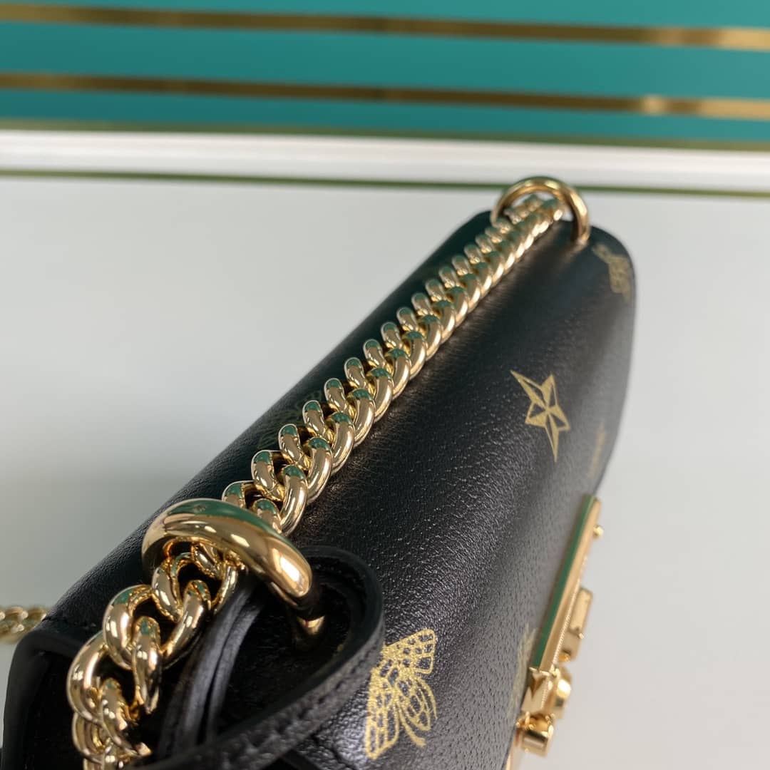 Gucci Padlock Leather Shoulder Bag Replica 432182