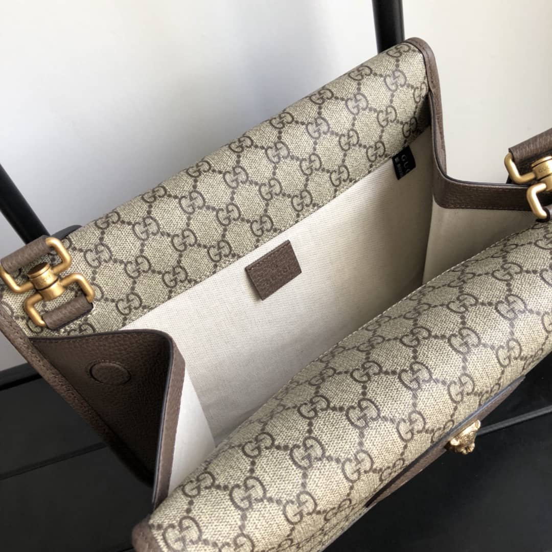 Gucci GG Supreme Cat Head Messenger Bag Replica 495654