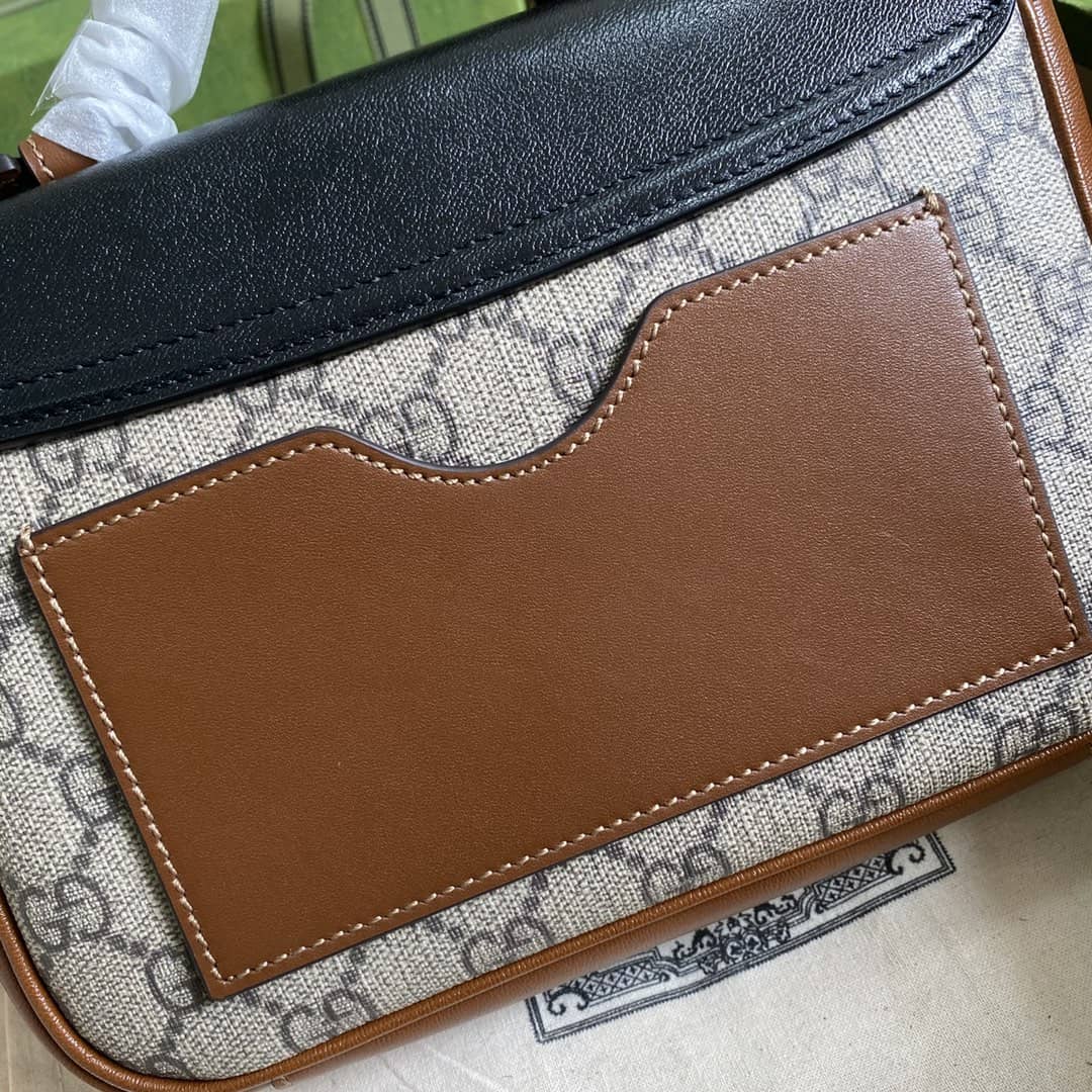 Gucci Supreme GG Padlock Canvas Mini Bag Replica 658487