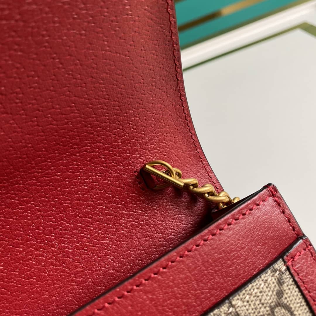 Gucci Queen Margaret GG Shoulder Bag Mini Chain Wallet Replica 476079