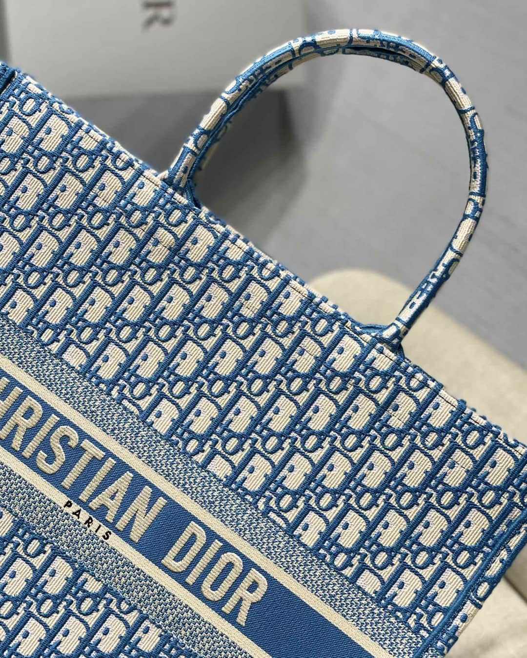 Christian Dior CD Book Embroidery Replica Tote