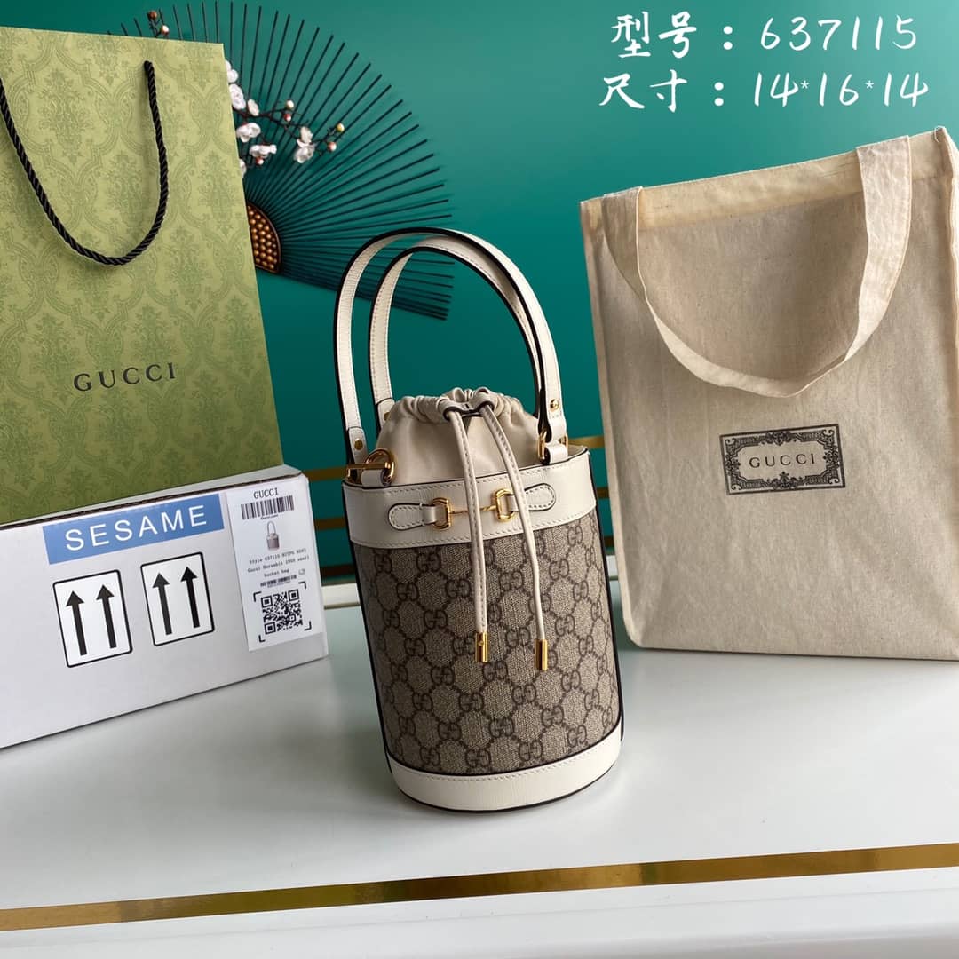 Gucci Horsebit 1955 Small Bucket Bag Replica 637115