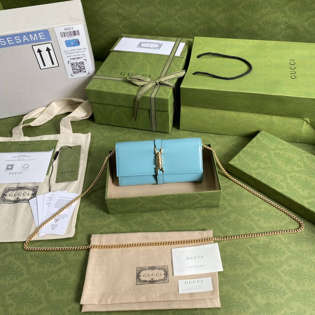 Gucci Jackie 1961 Shoulder Bag Chain Wallet Replica 652681