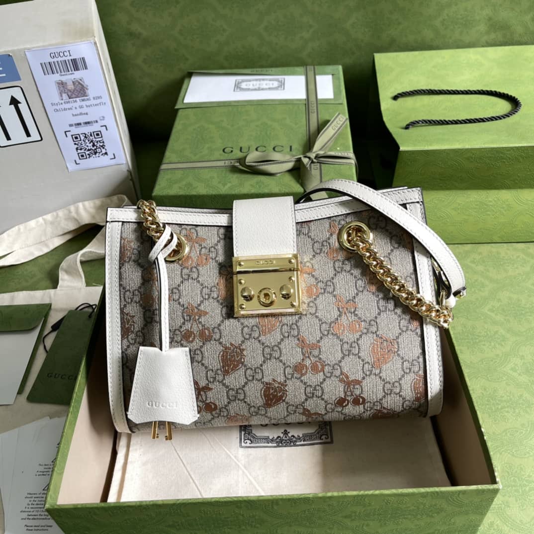 Gucci Padlock Small Berry Tote Replica 498156