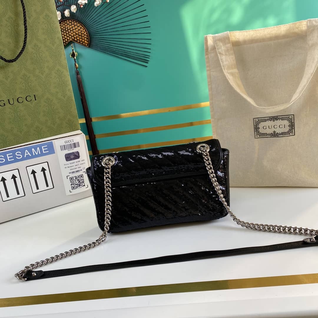 Gucci Marmont GG Small matelassé Shoulder Bag Replica 443497