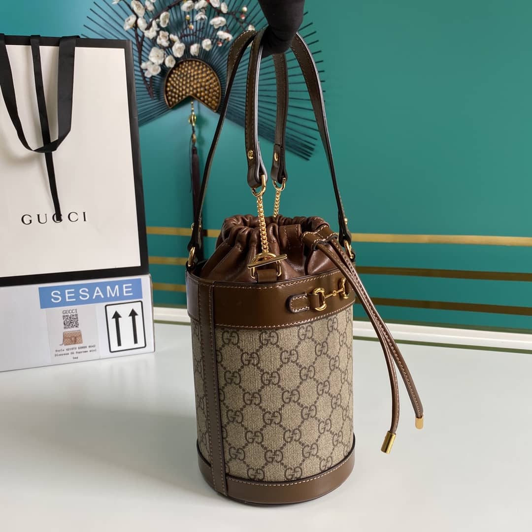 Gucci Horsebit 1955 Small Bucket Bag Replica 637115