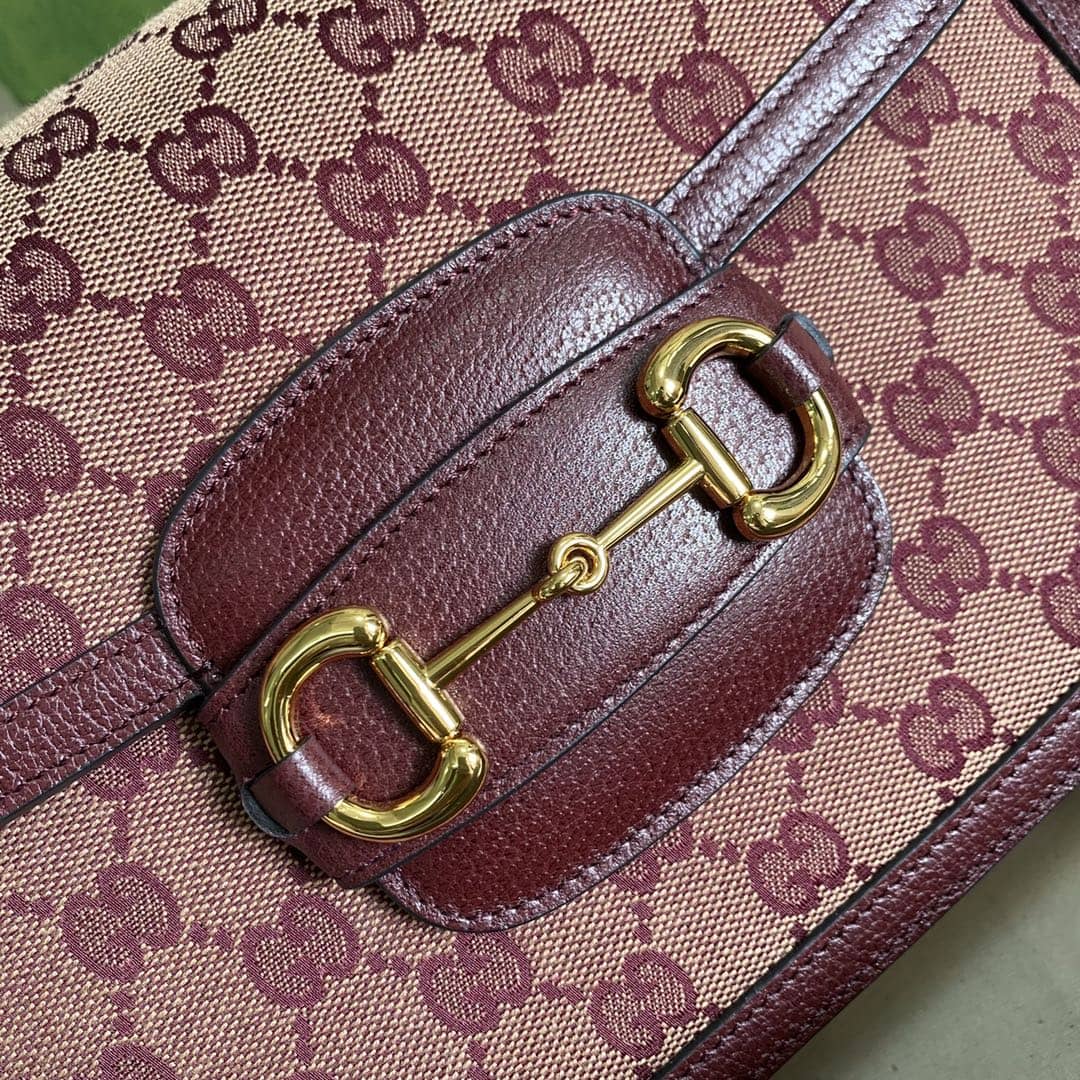Gucci 1955 Horsebit Supreme Shoulder Bag Replica 602204