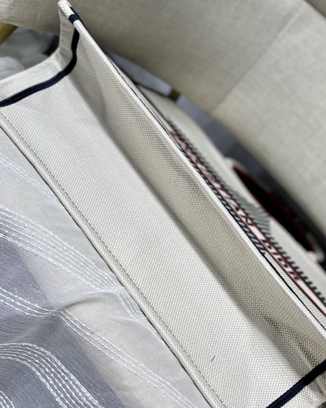 Christian Dior CD Book Embroidery Replica Tote